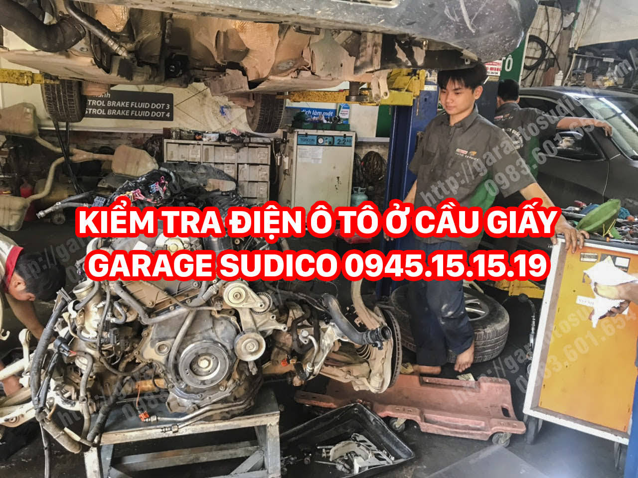 Dịch Vụ Kiểm Tra Điện Ô Tô Ở Cầu Giấy 0945151519