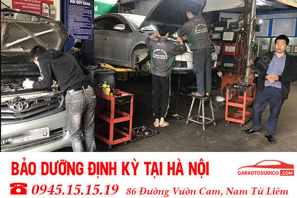 DỊCH VỤ BẢO DƯỠNG XE Ô TÔ ĐỊNH KỲ TẠI GARAGE SUDICO 0945151519