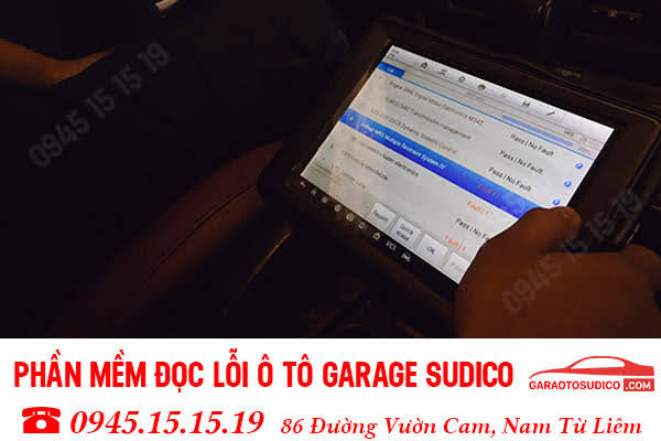 CHẨN ĐOÁN LỖI Ô TÔ, Phần Mềm Đọc Lỗi Ô Tô Garage Sudico 0945151519