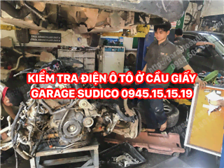 Ảnh Dịch Vụ Kiểm Tra Điện Ô Tô Ở Cầu Giấy 0945151519