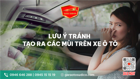 Ảnh LƯU Ý TRÁNH TẠO RA CÁC MÙI TRÊN XE Ô TÔ