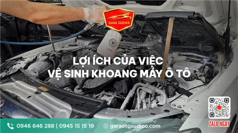 Ảnh LỢI ÍCH CỦA VIỆC VỆ SINH KHOANG MÁY Ô TÔ