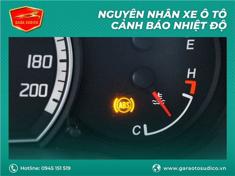 Ảnh  XE Ô TÔ CẢNH BÁO NHIỆT ĐỘ: Nguyên nhân, cách khắc phục