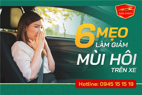 Ảnh 6 MẸO LÀM GIẢM MÙI HÔI TRÊN XE