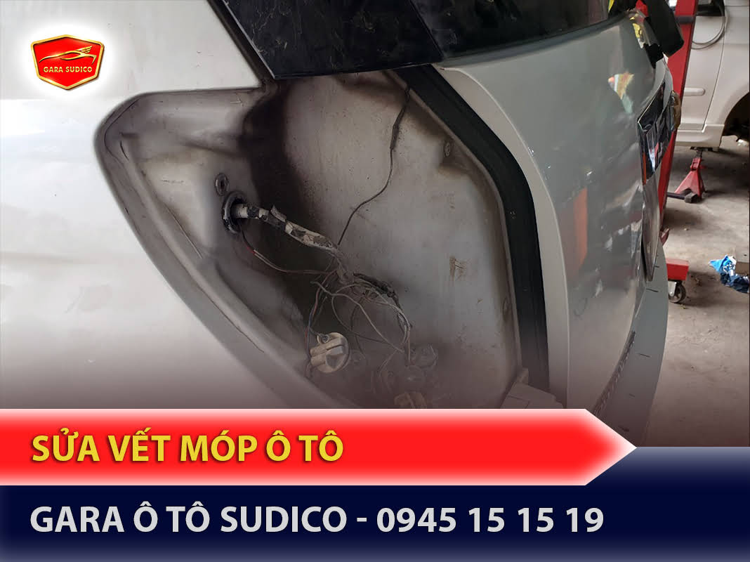 Sửa vết móp ô tô - dịch vụ sơn gò ô tô ở Mỹ Đình, Nam Từ Liêm, Hà Nội | Gara sửa chữa ô tô Sudico